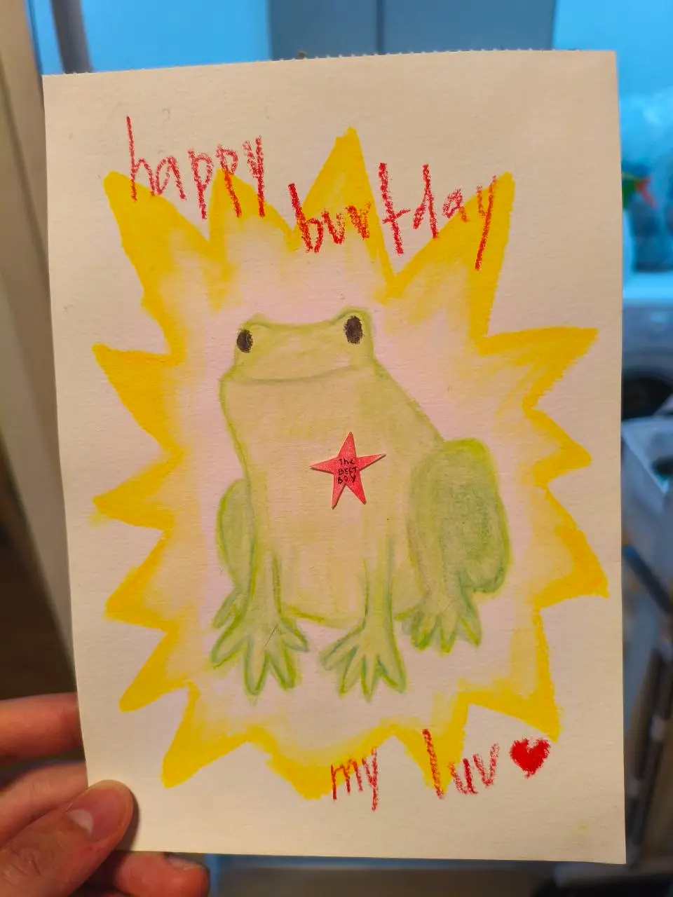Birthday frog