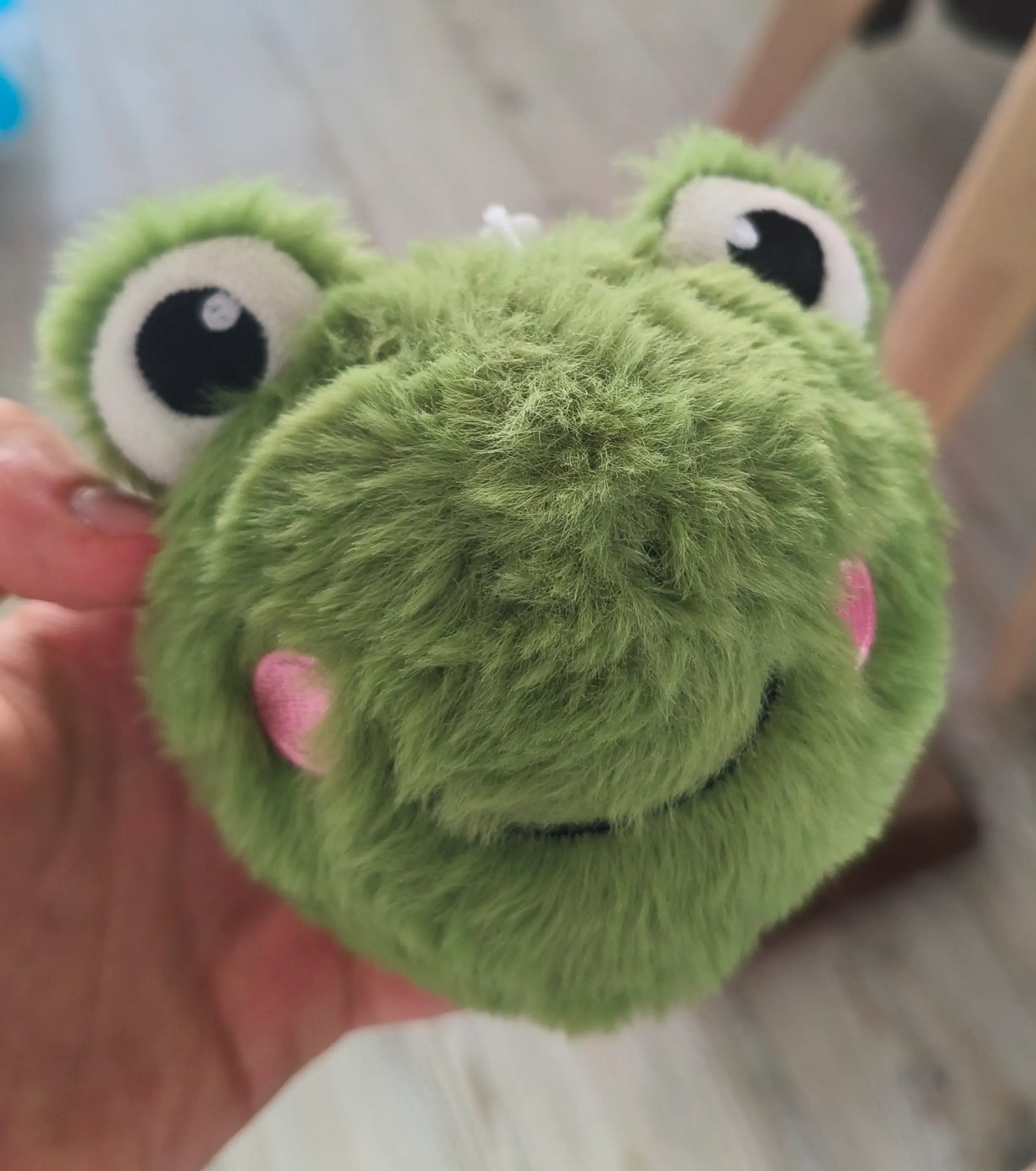 Fluffy round froggie