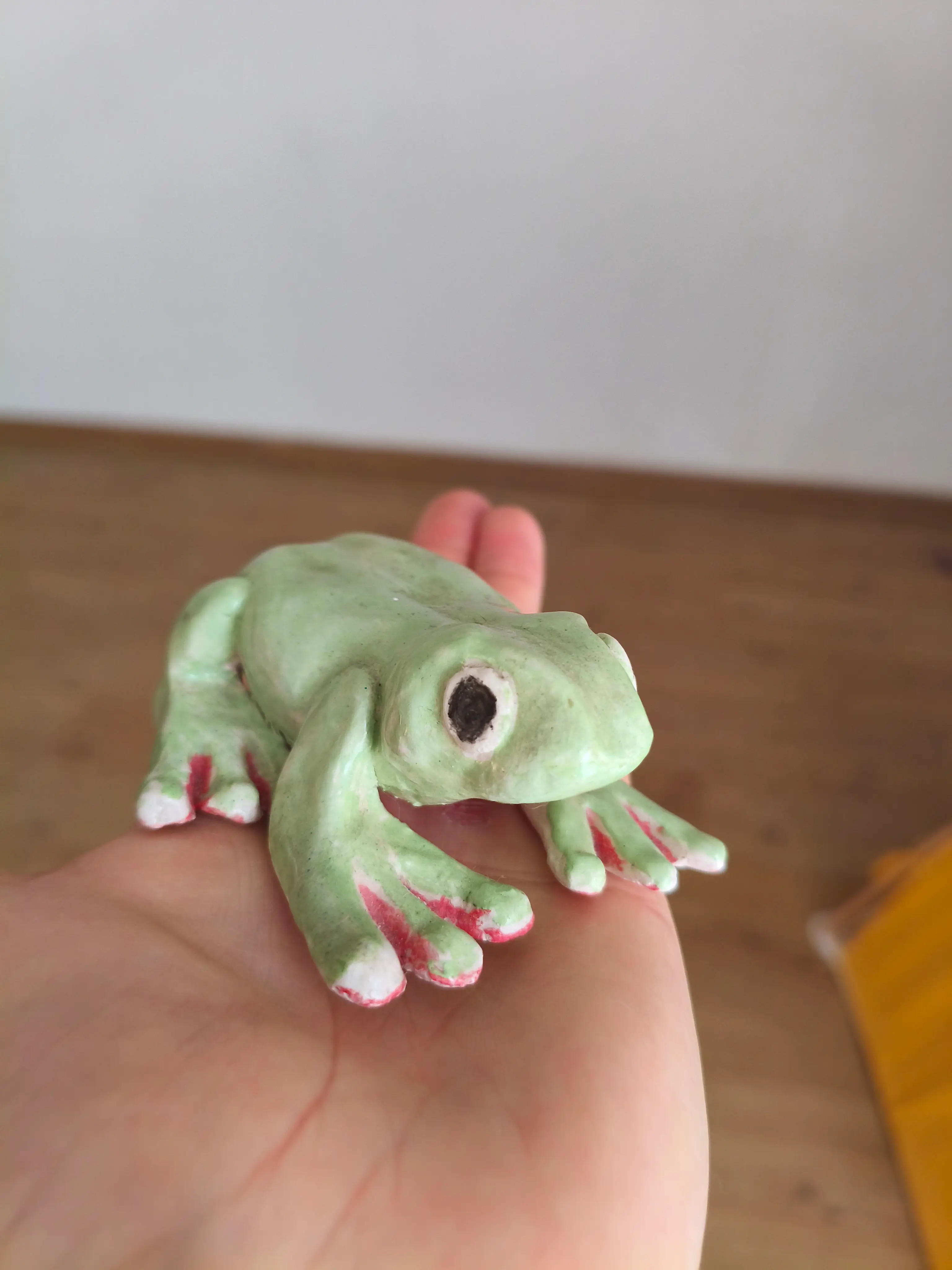 Ceramic frog, by me
