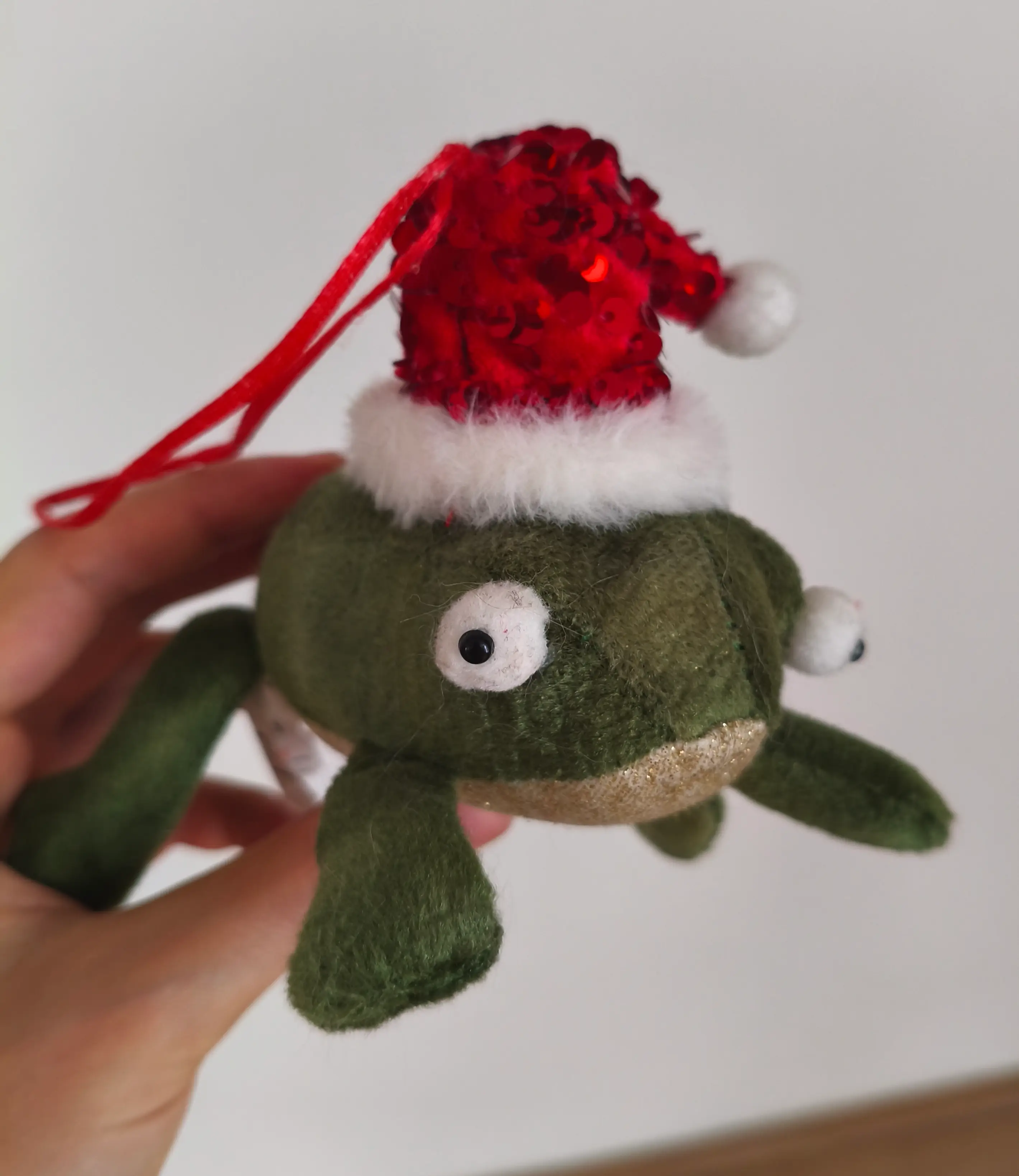 Christmas frog