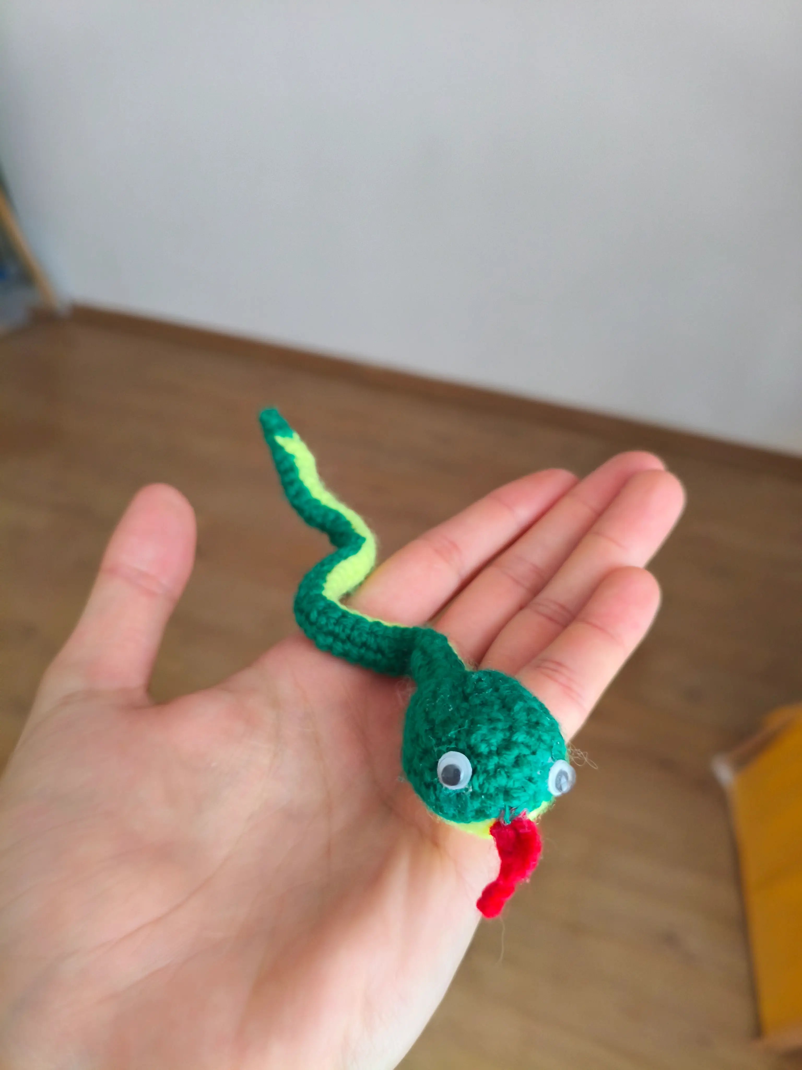 Tiny knit tadpole